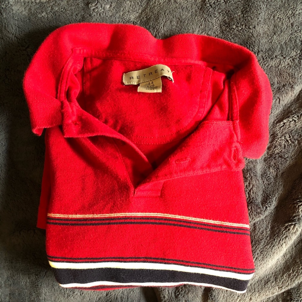 oversized collared grandpa tee